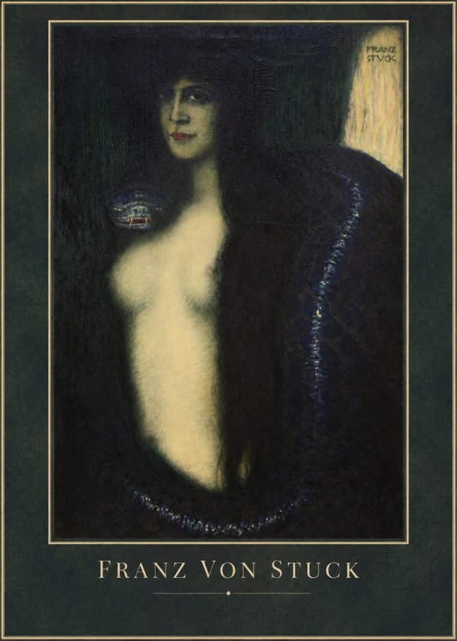 Franz von Stuck The Sin II No1 - Juliste