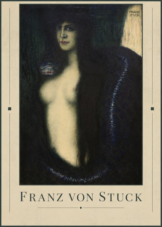 Franz von Stuck The Sin II No2 - Juliste