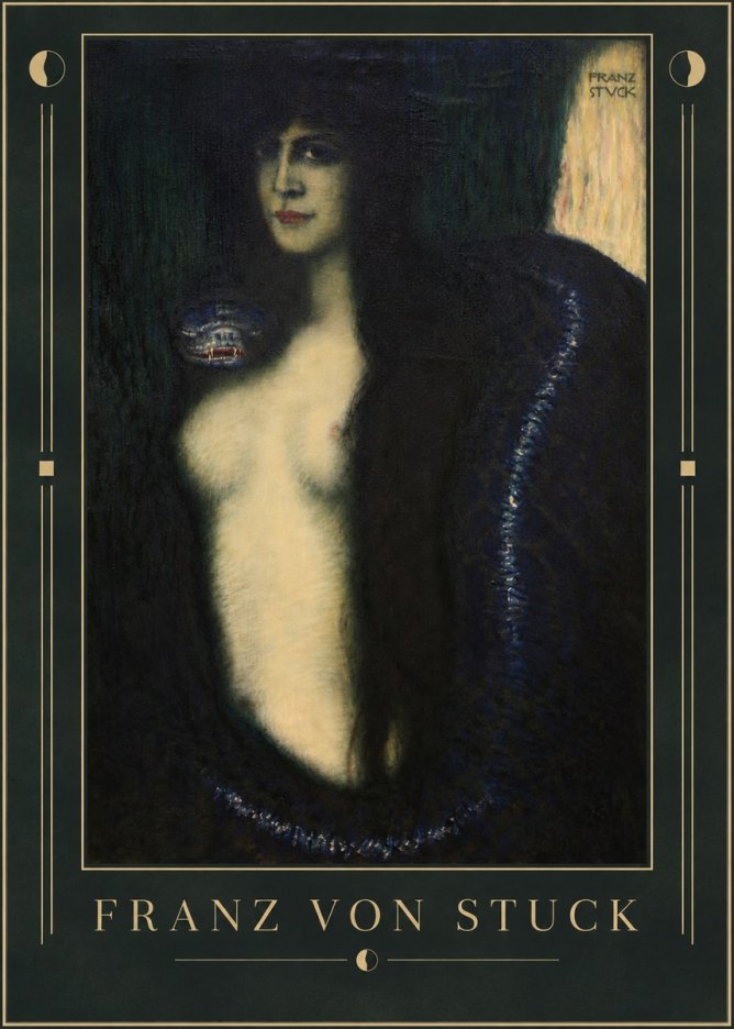 Franz von Stuck The Sin II No5 - Juliste