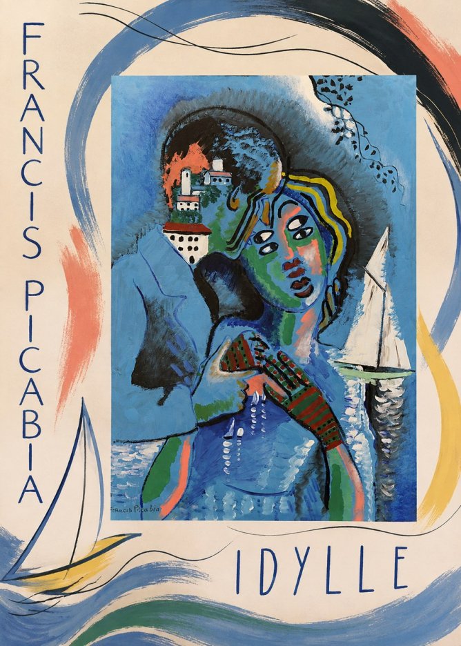 Francis Picabia Idylle No4 - Juliste