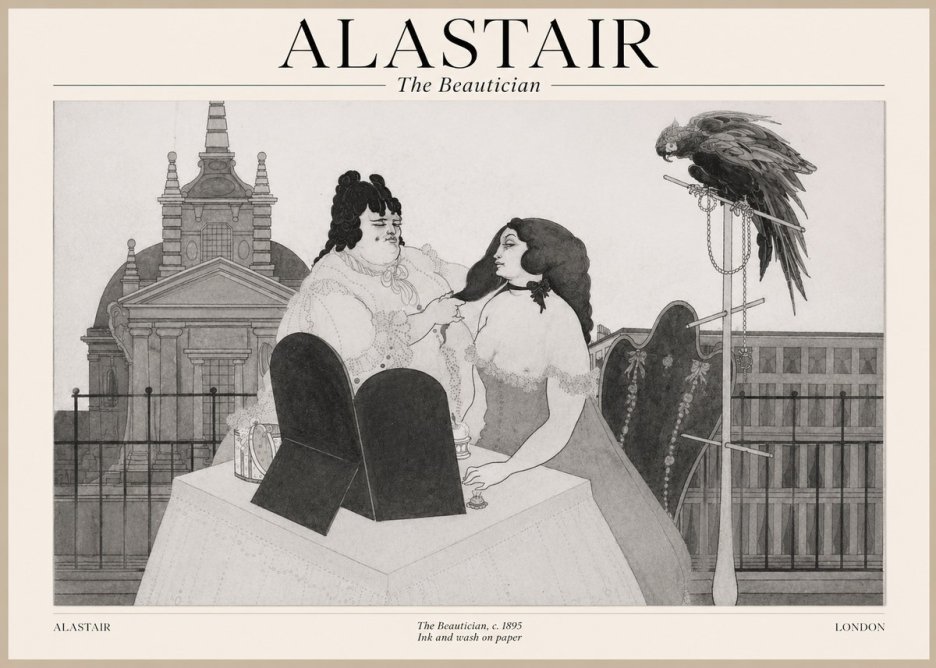 Alastair The Beautician No1 - Juliste