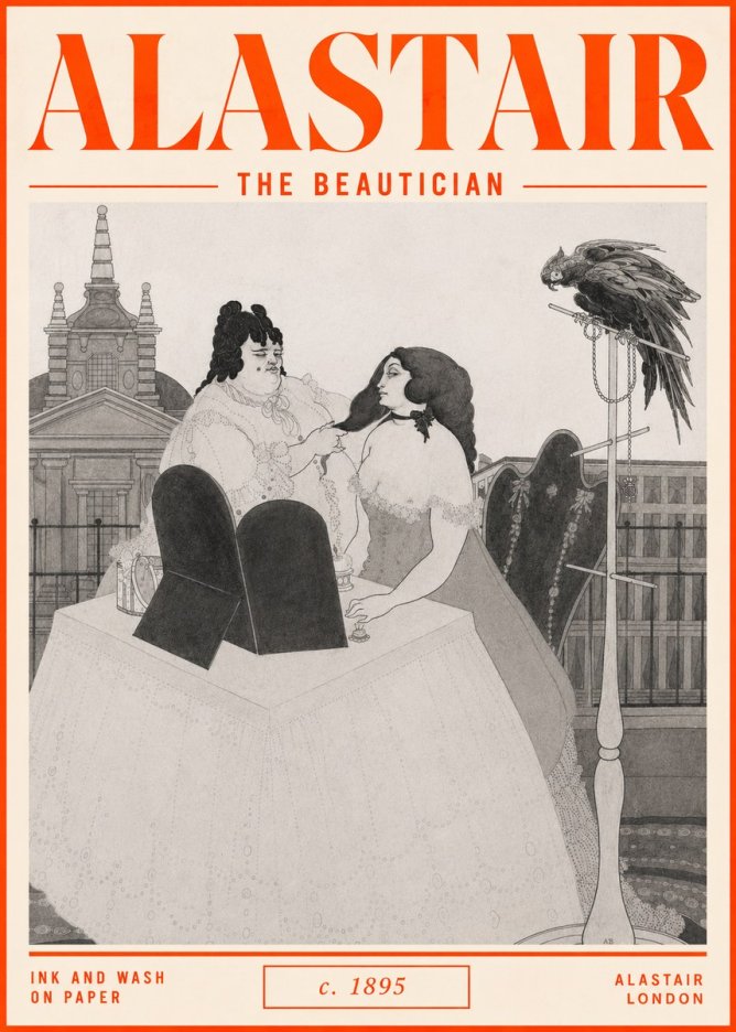 Alastair The Beautician No2 - Juliste