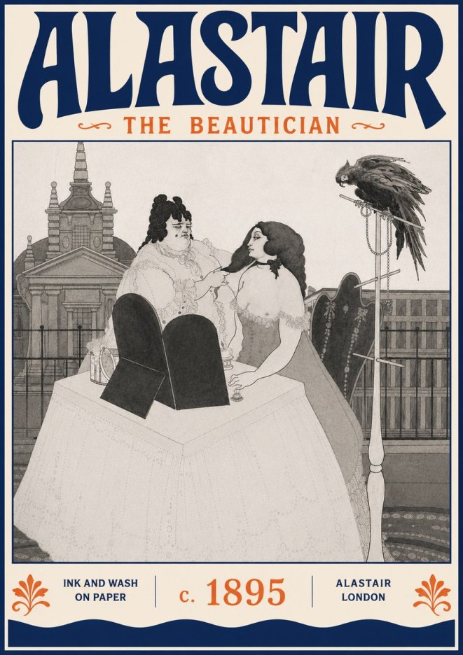 Alastair The Beautician No4 - Juliste