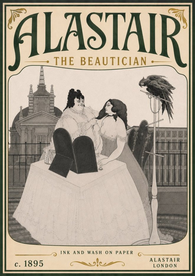 Alastair The Beautician No6 - Juliste