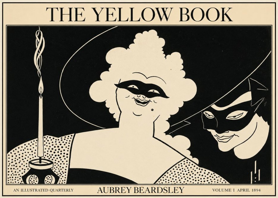Aubrey Beardsley The Yellow Book I No1 - Juliste