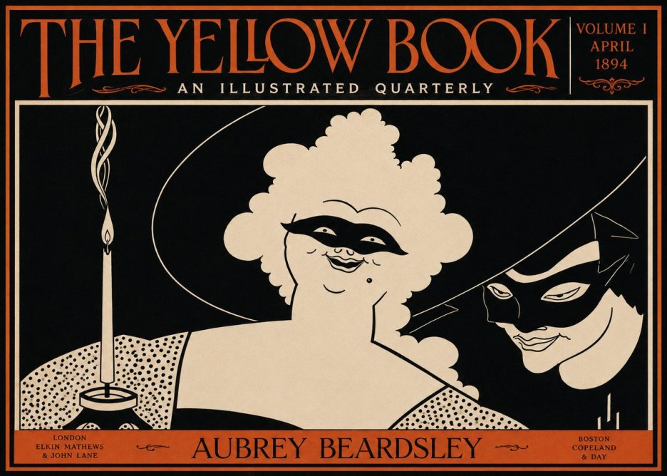 Aubrey Beardsley The Yellow Book I No4 - Juliste