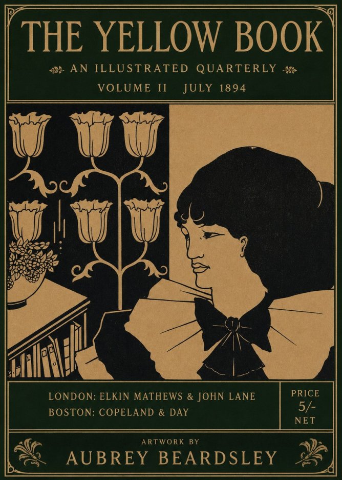 Aubrey Beardsley The Yellow Book - Volume Ii July 1894 No1 - Juliste