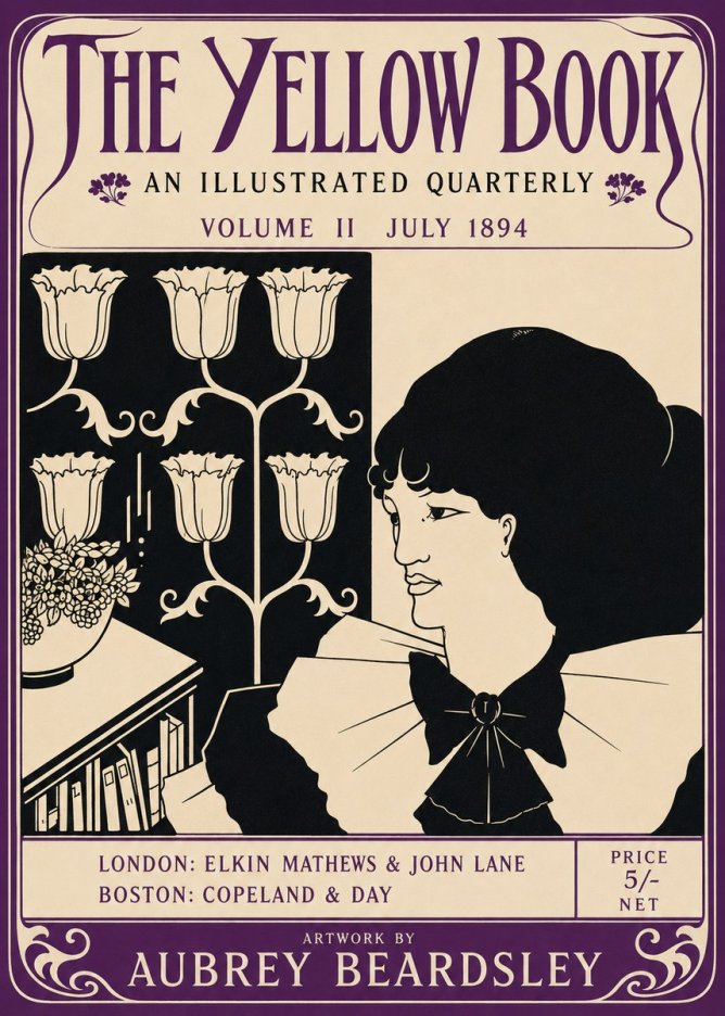 Aubrey Beardsley The Yellow Book - Volume Ii July 1894 No3 - Juliste