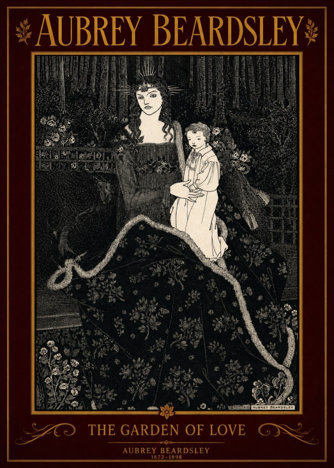 Aubrey Beardsley The Garden of Love No2 - Juliste