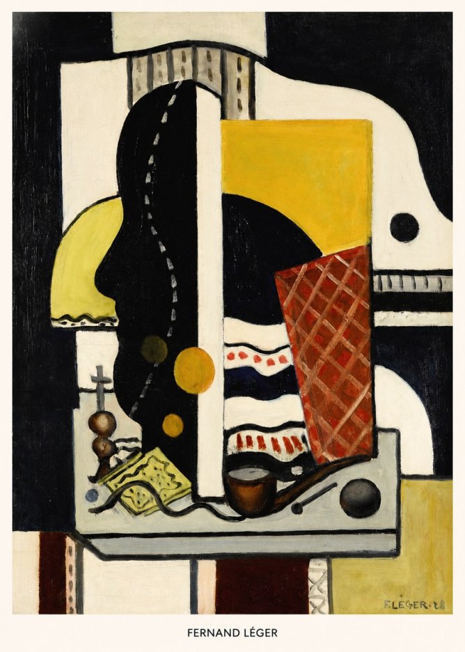 Fernand Léger Composition Au Profil No5 - Juliste