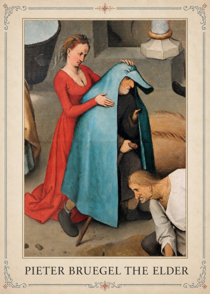 Pieter Bruegel The Blind Leading the Blind II No1 - Juliste