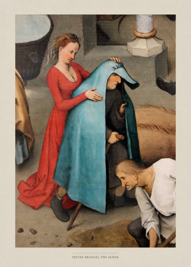 Pieter Bruegel The Blind Leading the Blind II No4 - Juliste