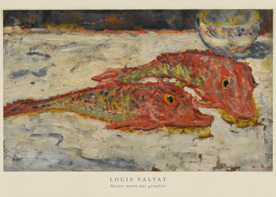 Louis Valtat Nature Morte Aux Grondins No6 - Juliste