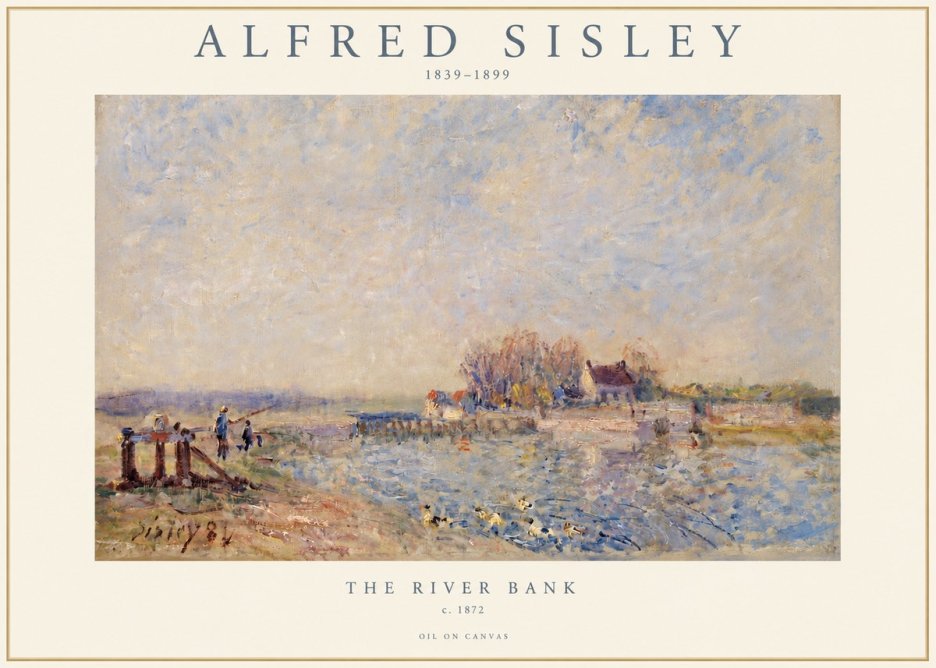 Sisley The River Bank I No3 - Juliste