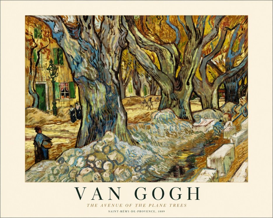 Van Gogh The Avenue of the Plane Trees No1 - Juliste