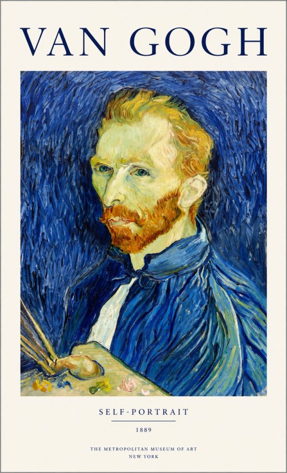 Van Gogh Self-portrait I No1 - Juliste