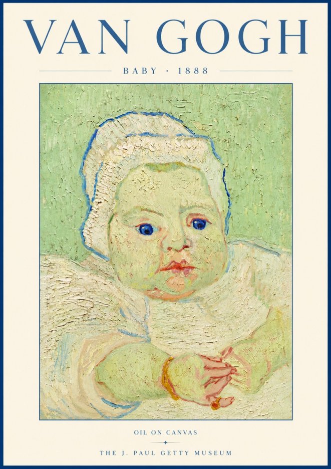 Van Gogh Baby No6 - Juliste