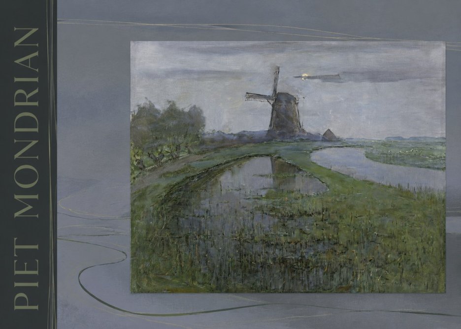 Piet Mondrian Windmill by the Water II No4 - Juliste