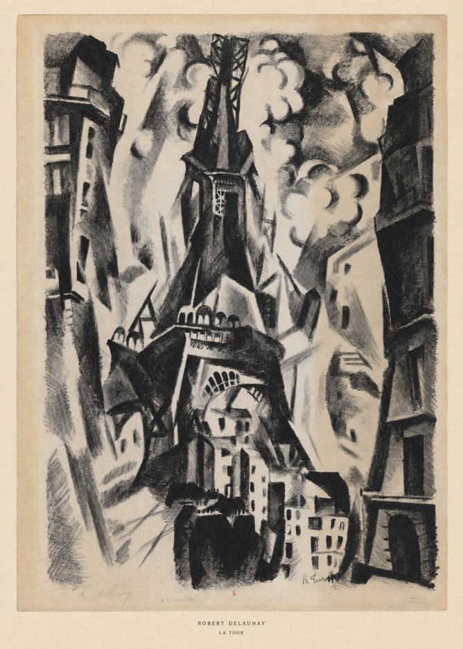Robert Delaunay La Tour No6 - Juliste