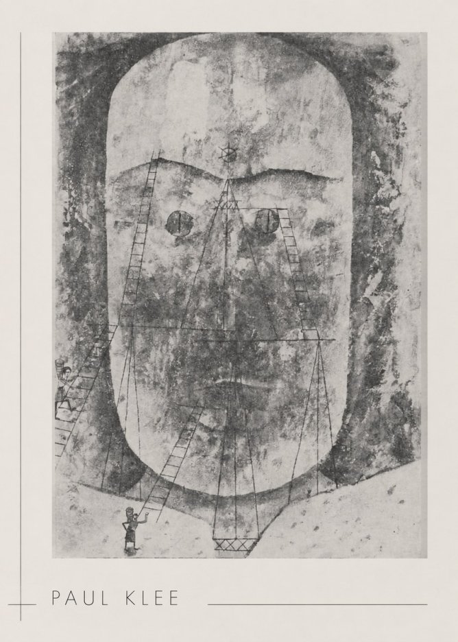 Paul Klee Monument in the Fertile Land No3 - Juliste