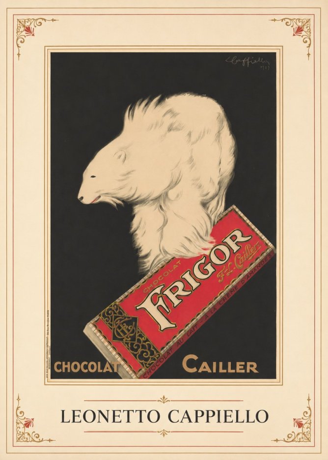 Leonetto Cappiello Chocolat Frigor No1 - Juliste
