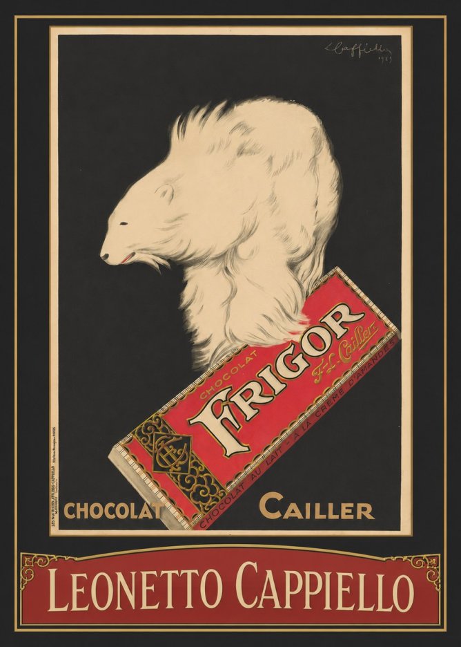 Leonetto Cappiello Chocolat Frigor No3 - Juliste