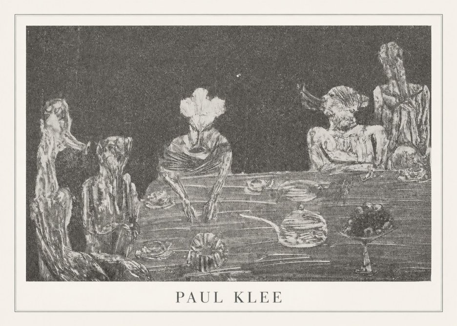 Paul Klee Die Mahlzeit No4 - Juliste