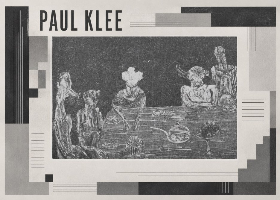 Paul Klee Die Mahlzeit No6 - Juliste