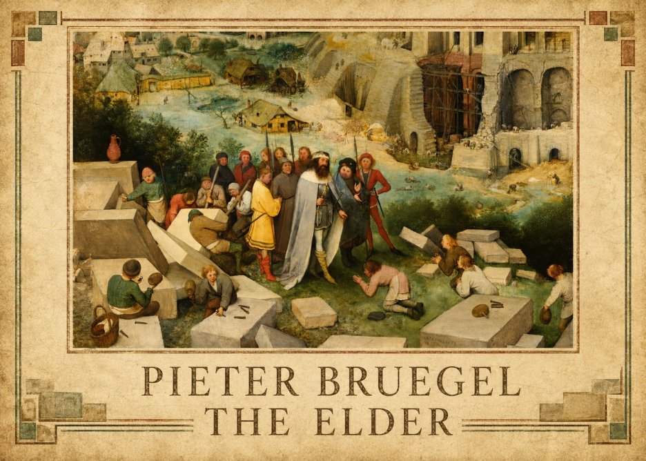 Pieter Bruegel The Tower of Babel XIV No3 - Juliste