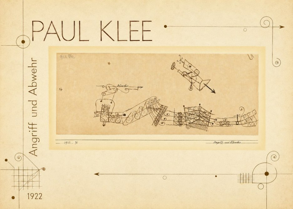 Paul Klee Angriff Und Abwehr No2 - Juliste