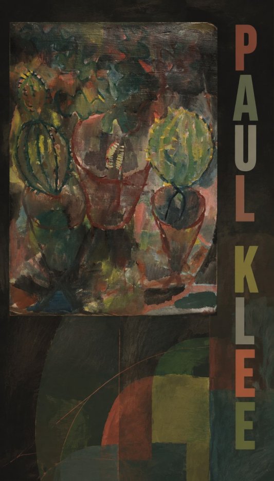 Paul Klee Three Potted Plants No4 - Juliste