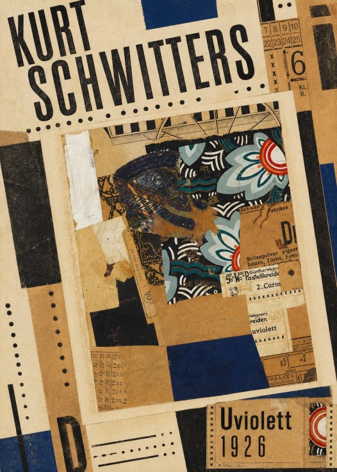 Kurt Schwitters Uviolett No5 - Juliste