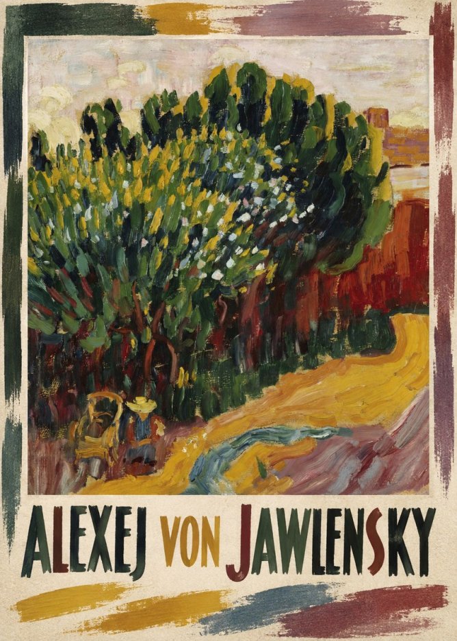 Alexej von Jawlensky Park Landscape (Murnau) No1 - Juliste