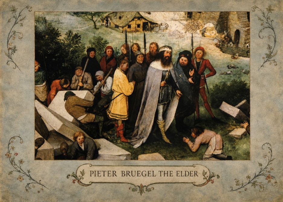 Pieter Bruegel The Blind Leading the Blind III No4 - Juliste