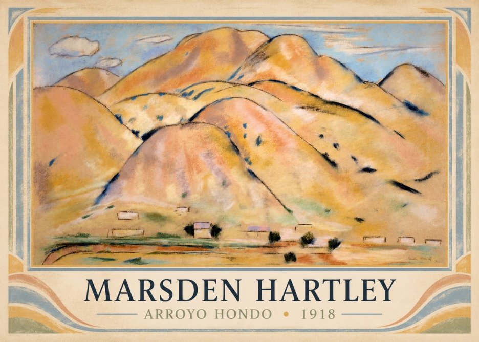 Marsden Hartley Arroyo Hondo No1 - Juliste