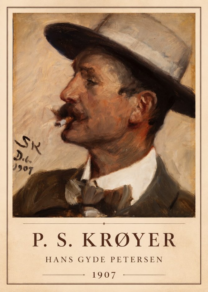 P.S. Krøyer Hans Gyde Petersen No1 - Juliste