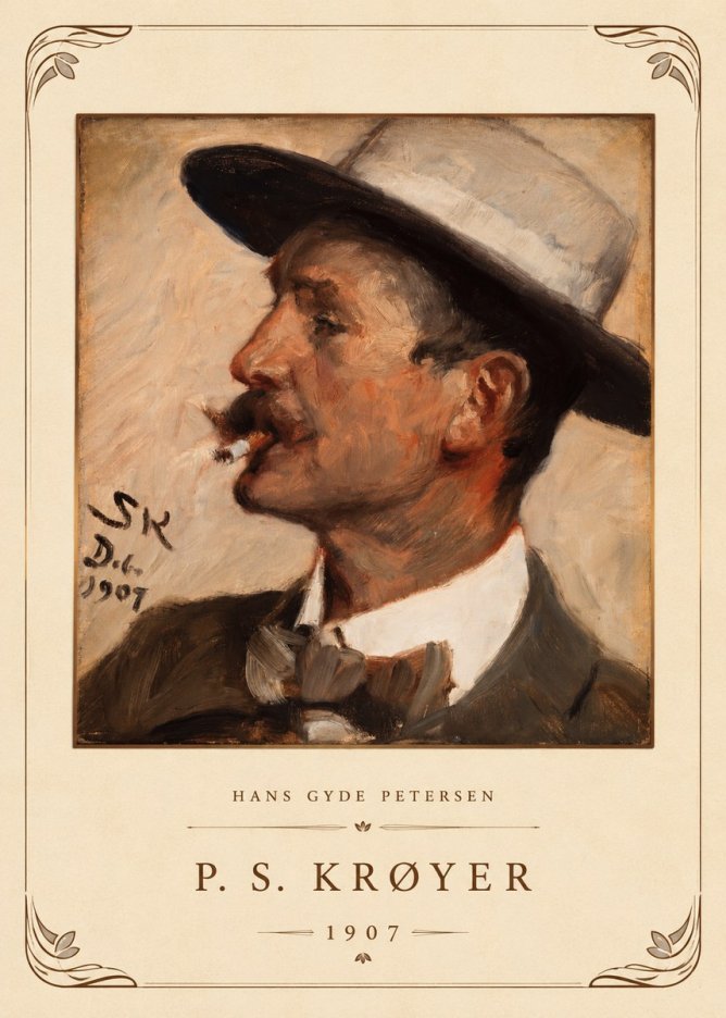 P.S. Krøyer Hans Gyde Petersen No4 - Juliste