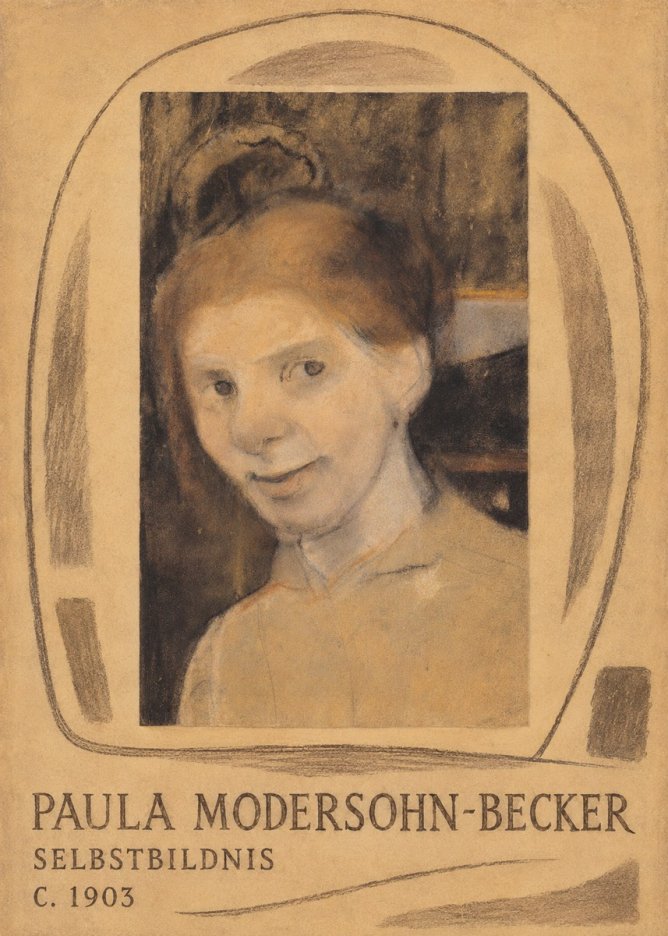 Paula Modersohn-Becker Selbstbildnis No3 - Juliste