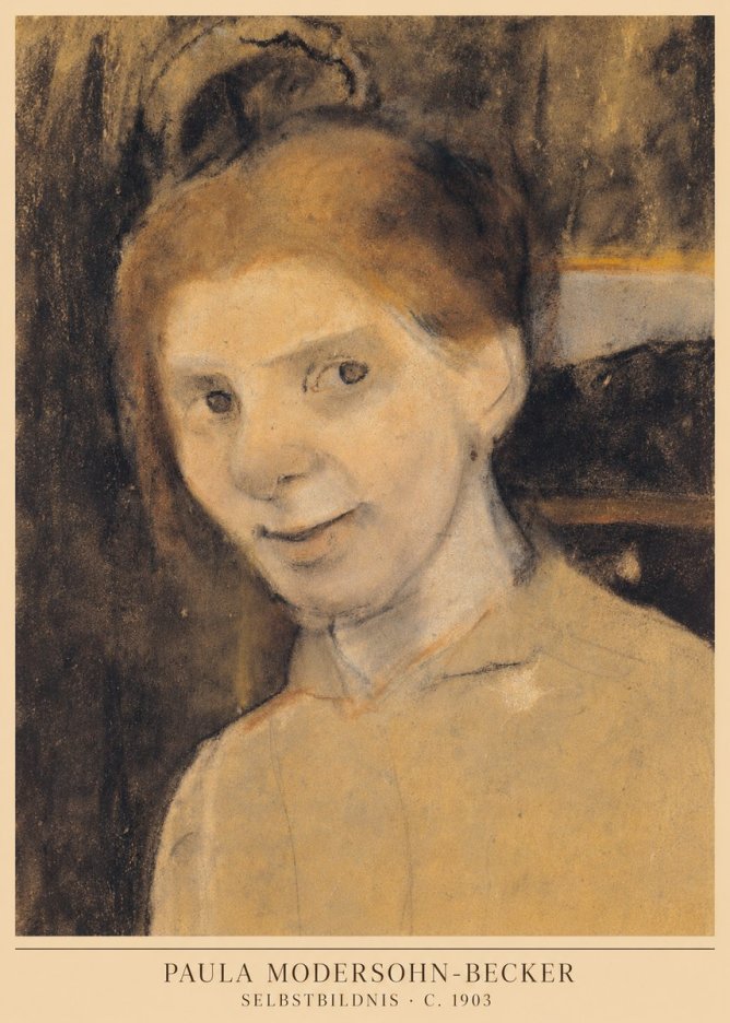 Paula Modersohn-Becker Selbstbildnis No6 - Juliste