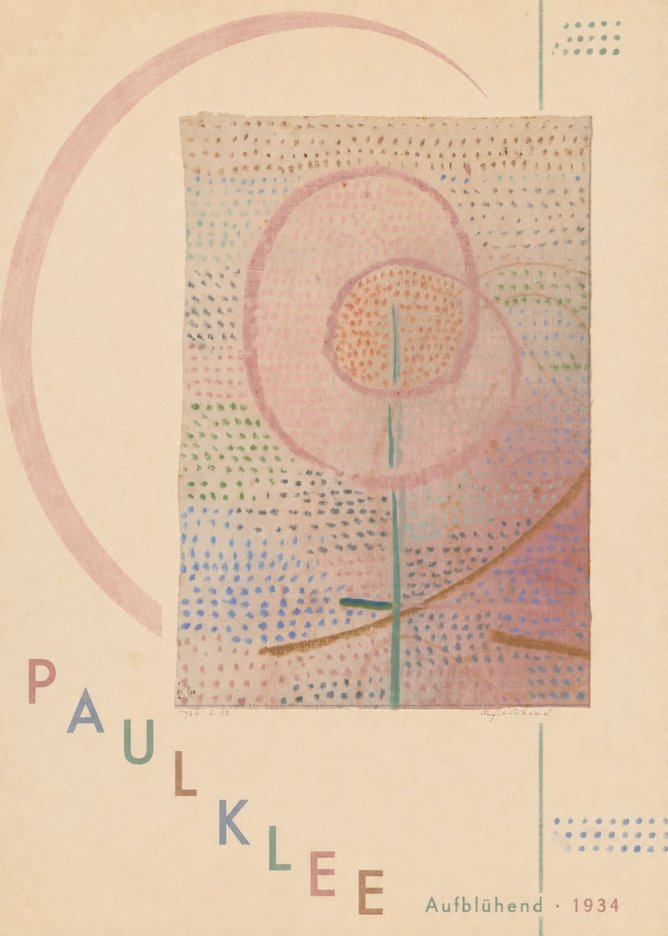 Paul Klee Aufblühend No6 - Juliste
