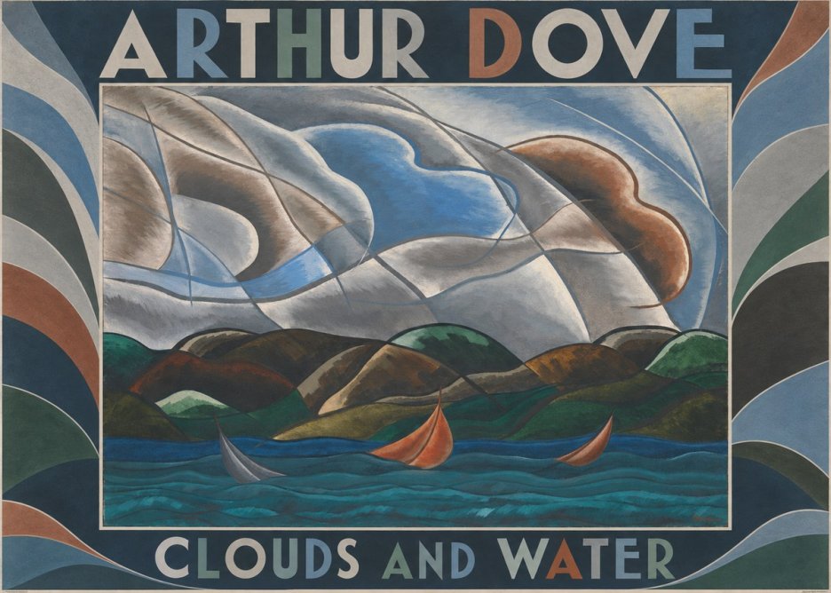 Arthur Dove Clouds and Water No1 - Juliste