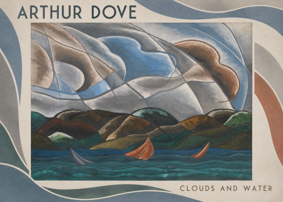 Arthur Dove Clouds and Water No2 - Juliste