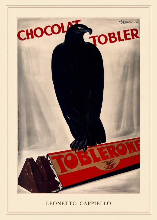 Leonetto Cappiello Chocolat Tobler No4 - Juliste