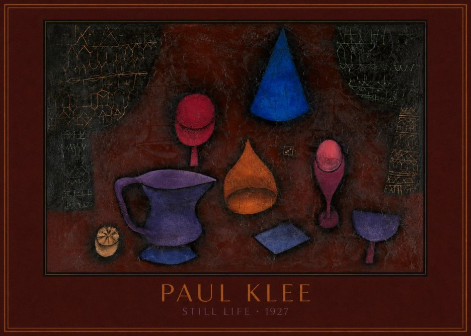 Paul Klee Still Life No3 - Juliste