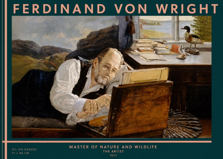Ferdinand von Wright The Artist No3 - Juliste