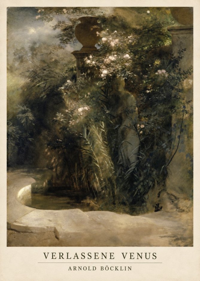 Arnold Böcklin Verlassene Venus No2 - Juliste