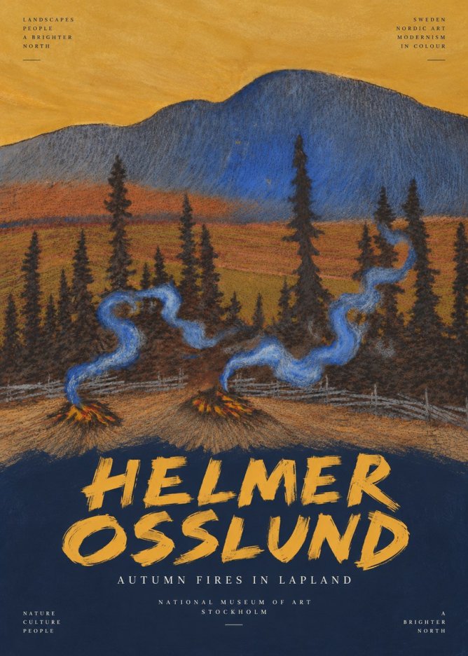 Helmer Osslund Twilight in the North No5 - Juliste