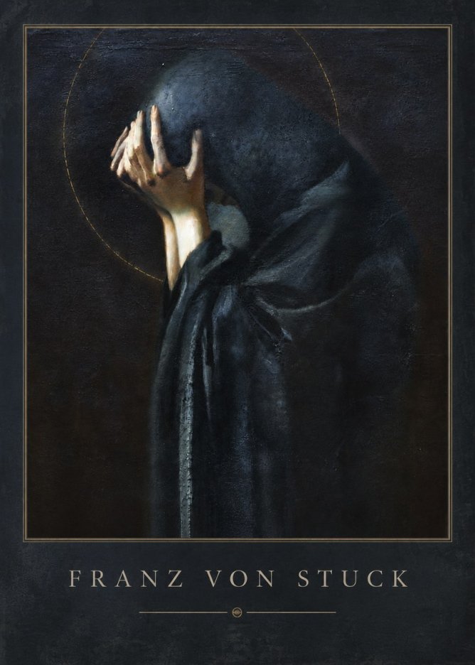 Franz von Stuck The Mourner No4 - Juliste