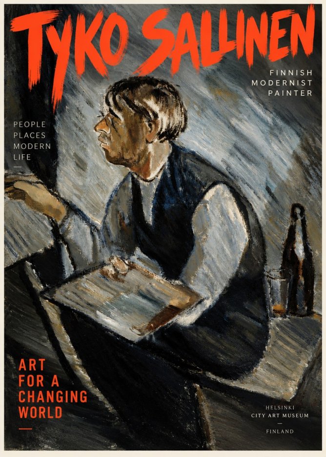 Tyko Sallinen The Artist at Work No2 - Juliste