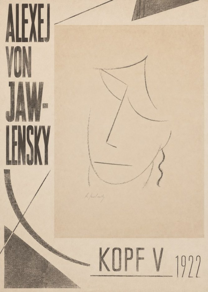 Alexej von Jawlensky Kopf V No4 - Juliste